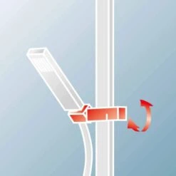 Schulte ExpressPlus Duschsystem White Style Version"Square" Mit Umsteller -Grohe || Ideal Standard || Wenko Verkaufsgeschäft 060991064524 2053 064524 5