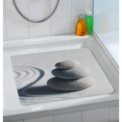 Wenko Duscheinlage Sand And Stone 54 Cm X 54 Cm -Grohe || Ideal Standard || Wenko Verkaufsgeschäft 23153100 sb ambiente de 01