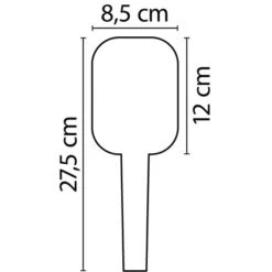 AquaSu Eckige Handbrause Tela Mit 3 Strahlarten Chrom -Grohe || Ideal Standard || Wenko Verkaufsgeschäft 4006596721660 721660 47