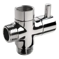 AquaSu 3-Wege-Umsteller Umera Für Kopfbrause Chrom -Grohe || Ideal Standard || Wenko Verkaufsgeschäft 4006596724098 724098 5