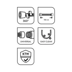 Baliv Wannenbrause-Set WBS-150.10 Verchromt -Grohe || Ideal Standard || Wenko Verkaufsgeschäft 4007873313301 80