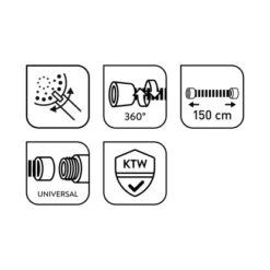 Baliv Wannenbrause-Set WBS-150.20 Verchromt -Grohe || Ideal Standard || Wenko Verkaufsgeschäft 4007873313318 WEB03 260521