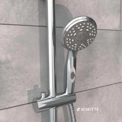 Schütte Aqua-2-Save Wasserspar-Handbrause Chrom 13 Schütte Aqua-2-Save Wasserspar-Handbrause Chrom -Grohe || Ideal Standard || Wenko Verkaufsgeschäft 4008431607917 2759 5