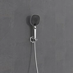 Wenko Duschkopfhalter Liberta Befestigen Ohne Bohren Chrom -Grohe || Ideal Standard || Wenko Verkaufsgeschäft 4008838354087 1068 AB 03