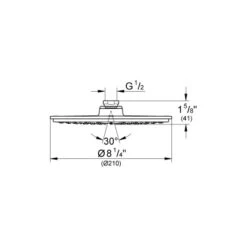 Grohe Kopfbrause Rainshower Cosmopolitan 210 Chrom -Grohe || Ideal Standard || Wenko Verkaufsgeschäft 518699 4520 1791083