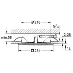 Grohe Deckenbrause Rainshower F-Series -Grohe || Ideal Standard || Wenko Verkaufsgeschäft 68 4520 grohe deckenbrause 1