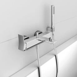 Ideal Standard Brausehalter Idealrain Atelier Chrom Eckig Für Handbrause -Grohe || Ideal Standard || Wenko Verkaufsgeschäft 887368 3049 5