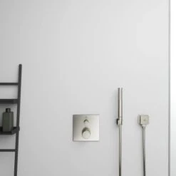 Ideal Standard Brausehalter Idealrain Atelier Silver Eckig Für Handbrause -Grohe || Ideal Standard || Wenko Verkaufsgeschäft 887375 3049 4