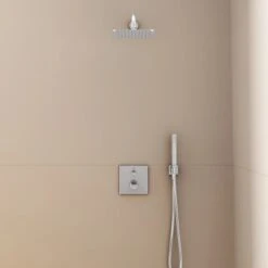 Ideal Standard Brausehalter Idealrain Atelier Chrom Eckig Für HB + Schlauch -Grohe || Ideal Standard || Wenko Verkaufsgeschäft 887383 3049 4