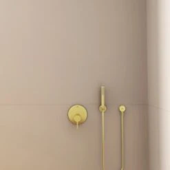 Ideal Standard Brausehalter Idealrain Atelier Gold Rund Für Handbrause -Grohe || Ideal Standard || Wenko Verkaufsgeschäft 887386 3049 10