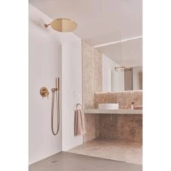 Ideal Standard Brausehalter Idealrain Atelier Gold Rund Für Handbrause -Grohe || Ideal Standard || Wenko Verkaufsgeschäft 887386 3049 4