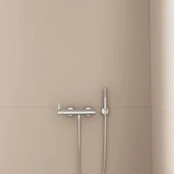 Ideal Standard Brausehalter Idealrain Atelier Silver Rund Für Handbrause -Grohe || Ideal Standard || Wenko Verkaufsgeschäft 887425 3049 7
