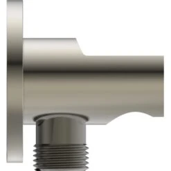 Ideal Standard Brausehalter Idealrain Atelier Silver Rund Für HB + Schlauch -Grohe || Ideal Standard || Wenko Verkaufsgeschäft 887446 3049 3