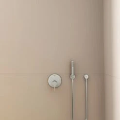 Ideal Standard Brauseschlauchanschluss Idealrain Atelier Silver Rund Aufputz -Grohe || Ideal Standard || Wenko Verkaufsgeschäft 888008 3049 5
