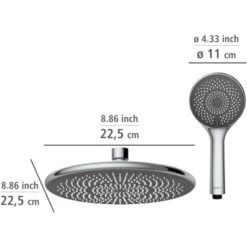 Wenko Duschsystem Watersaving Chrom -Grohe || Ideal Standard || Wenko Verkaufsgeschäft 903225 1068 13