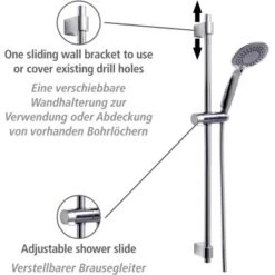Wenko Brauseset Young Chrom -Grohe || Ideal Standard || Wenko Verkaufsgeschäft 903234 1068 03