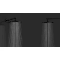 Wenko Regenduschkopf Ultimate Shower Schwarz/Grau Ø 25 Cm -Grohe || Ideal Standard || Wenko Verkaufsgeschäft 903630 1068 09