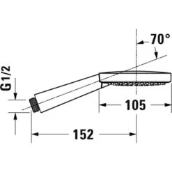 Duravit Handbrause Air Mit 1 Strahlart Ø 10,5 Cm Chrom 5 Duravit Handbrause Air Mit 1 Strahlart Ø 10,5 Cm Chrom -Grohe || Ideal Standard || Wenko Verkaufsgeschäft 946920 4123 UV0650010000S