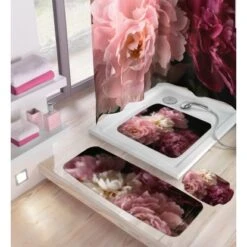 Kleine Wolke Rosemarie Wanneneinlage Bordeaux 36x 92 Cm