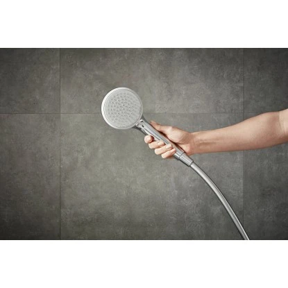 Hansgrohe Handbrause Croma 100 Vario Mit 4 Strahlarten Chrom 8 Hansgrohe Handbrause Croma 100 Vario Mit 4 Strahlarten Chrom – Bild 6