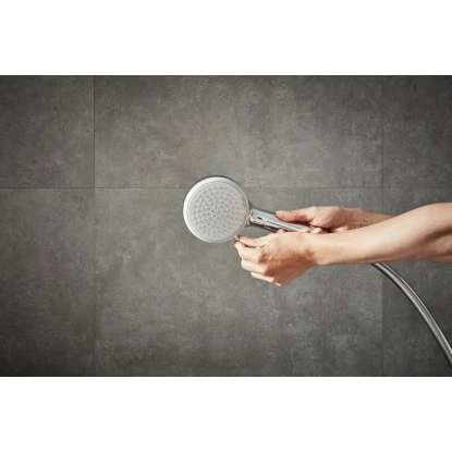 Hansgrohe Handbrause Croma 100 Vario Mit 4 Strahlarten Chrom 7 Hansgrohe Handbrause Croma 100 Vario Mit 4 Strahlarten Chrom – Bild 5